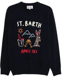 MC2 Saint Barth - Heron Embroidered Sweater - Lyst