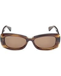 Max Mara Eyewear - Rectangle-Frame Sunglasses - Lyst