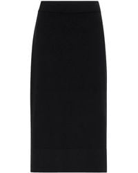 Brunello Cucinelli - Cashmere Midi Skirt - Lyst