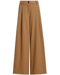 Essentiel Antwerp - Twisted-Seam Wide-Leg Trousers - Lyst