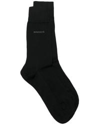 BOSS - Logo-Print Ankle Socks - Lyst