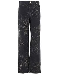 Just Cavalli - Animal-Print Jeans - Lyst