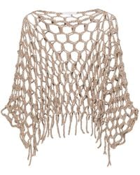 Antonelli - Sequin-embellished Knitted Top - Lyst