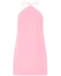 MILLY - Shane Cady Bow-Detail Dress - Lyst