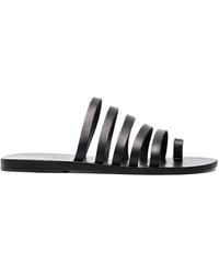 Ancient Greek Sandals - Black Leather Sandals - Lyst