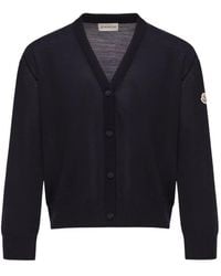 Moncler - Button-Up Vest Met V-Hals - Lyst