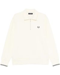 Fred Perry - Sweat À Col Zippé - Lyst