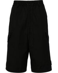 Y-3 - Workwear Cotton Bermuda Shorts - Lyst