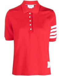 Thom Browne - 4-Bar Stripe 2003-Print Polo Shirt - Lyst