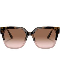 Michael Kors - Karlie Tortoise-Shell Oversized Sunglasses - Lyst