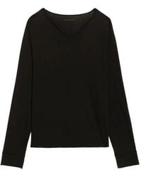 Zadig & Voltaire - Logo-Print Long-Sleeve T-Shirt - Lyst