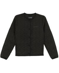 KARL LAGERFELD - Veste Matelassée À Logo Brodé - Lyst
