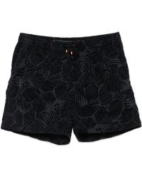 Rrd - Floral-Print Drawstring Shorts - Lyst