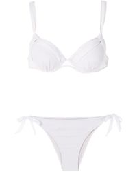 Amir Slama - Ruched Detail Bikini Set - Lyst