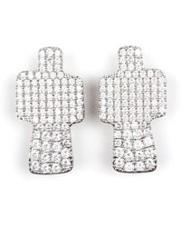 Julietta - Crossroads Clip-On Earrings - Lyst