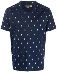 Polo Ralph Lauren - Logo-Print Cotton T-Shirt - Lyst