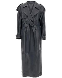 Salvatore Santoro - Gabardina Con Cinturón - Lyst