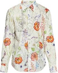 McQueen - Floral-Print Shirt - Lyst