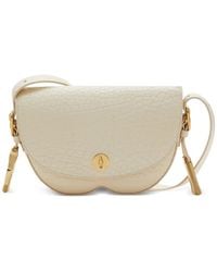 Burberry - Leather Crossbody Saddle Bag - Lyst