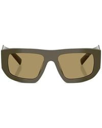 Prada - Lunettes De Soleil À Monture Géométrique - Lyst