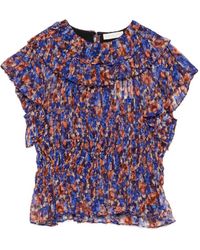 Ulla Johnson - Athene Ruffled Floral-Pattern Blouse - Lyst