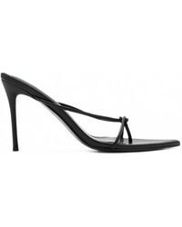 Femme LA - Akira Knotted Leather Sandals - Lyst