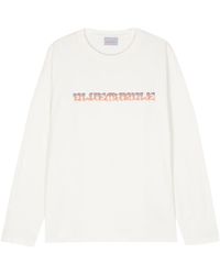 Bluemarble - T-Shirt En Coton À Logo Imprimé - Lyst