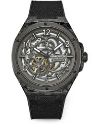 Kenneth Cole - Skeleton 44Mm Watch - Lyst
