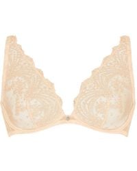Aubade - Antique Lights Embroidered Triangle Bra - Lyst