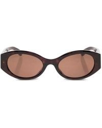 Balenciaga - Nano Round Bb-Logo Sunglasses - Lyst