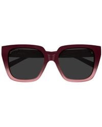 Gucci - Geometric Stripe Sunglasses - Lyst