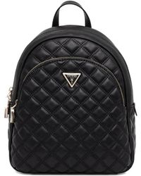 Guess - Quilted-Effect Backpack - Lyst