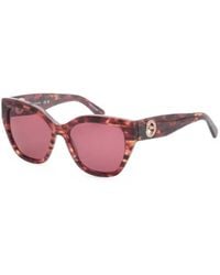 Longchamp - Tortoiseshell-Effect Logo-Plaque Sunglasses - Lyst