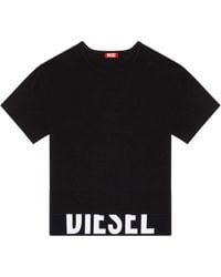 DIESEL - Camiseta con logo estampado - Lyst