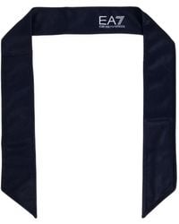 EA7 - Logo-Print Headband - Lyst