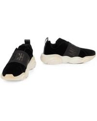 Moschino - Teddy Velvet Sneakers - Lyst