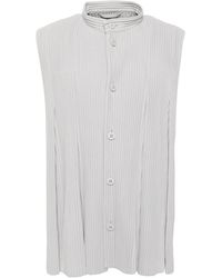Homme Plissé Issey Miyake - Tucked Pleated Vest - Lyst