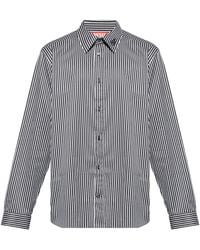 DIESEL - Gestreiftes S-Turner-Stripe-D Hemd - Lyst
