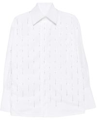 ARMARIUM - Malik Crystal-Embellished Long-Sleeve Shirt - Lyst