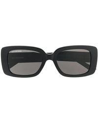 Balenciaga - Paris Square-Frame Sunglasses - Lyst