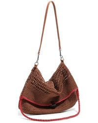 Bimba Y Lola - Medium Shoulder Bag Made Of Oak Paper - Lyst