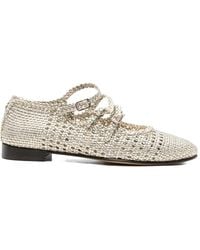 CAREL PARIS - Braided Strap Flats - Lyst