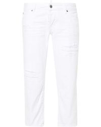 DSquared² - Capri Cropped Jeans - Lyst
