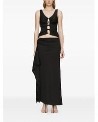 Christopher Esber - Crystal-Pendant Cascade Skirt - Lyst