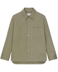 Givenchy - Couture Seam Shirtjack Van Overgeverfd Denim - Lyst