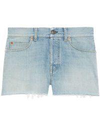 gucci denim shorts