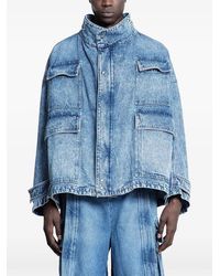 Hed Mayner - Denim Jack Met Klepzakken - Lyst