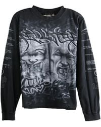 HELLSTAR - Commandments Graphic-Print Long-Sleeve T-Shirt - Lyst