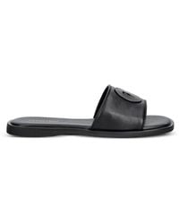 Trussardi - Logo-Patch Sandals - Lyst
