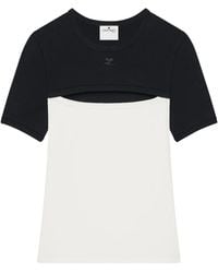 Courreges - Slash Contrast T-Shirt - Lyst